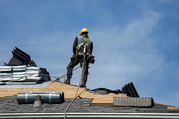 Professional Roofing technician working in Brooklyn, CT